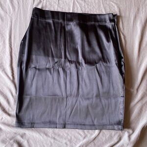 Black and red silk pencil skirts